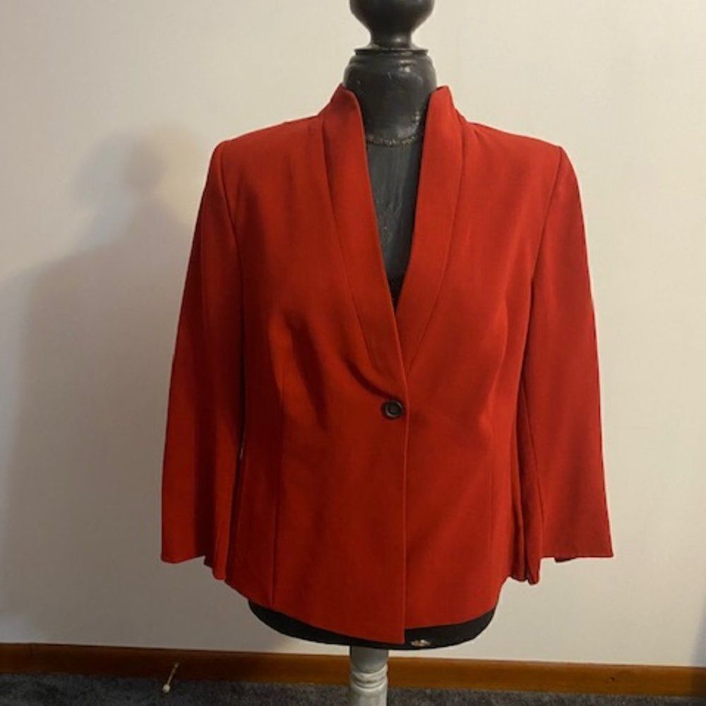 Akris Burnt Orange Jacket, size 16
